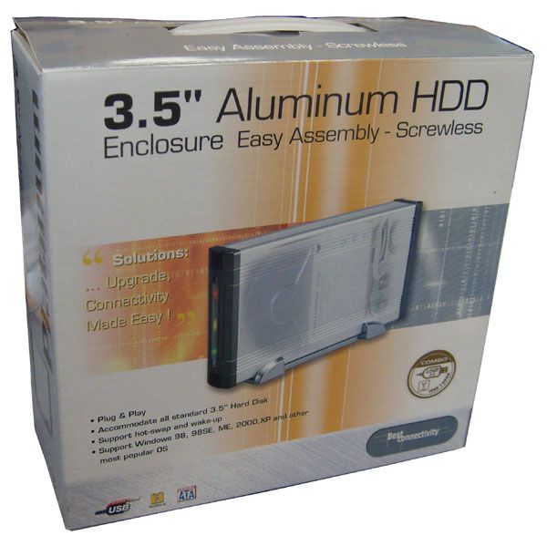   aluminum 3 5 ide hdd drive combo enclosure part number sd u2f 35pt
