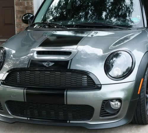 Mini Cooper 17 Wide Center Racing Rally Stripes Decal