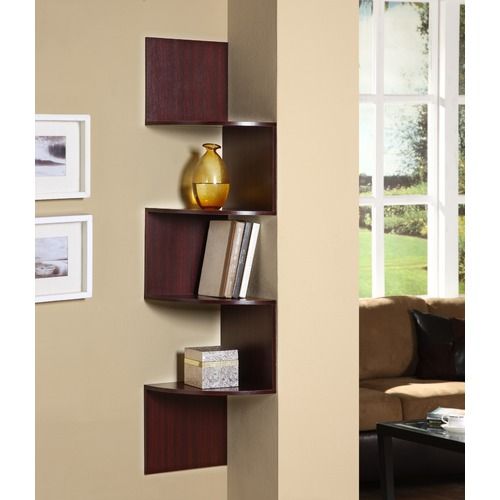 4D Concepts Hanging Corner Storage in Cherry 99600