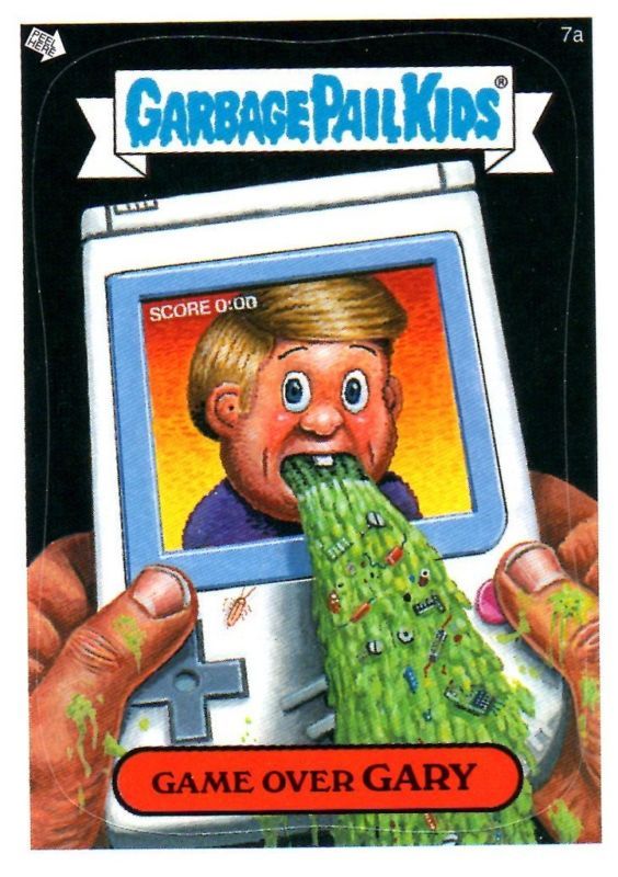 Garbage Pail Kids ANS 2 Game Over Gary 7A