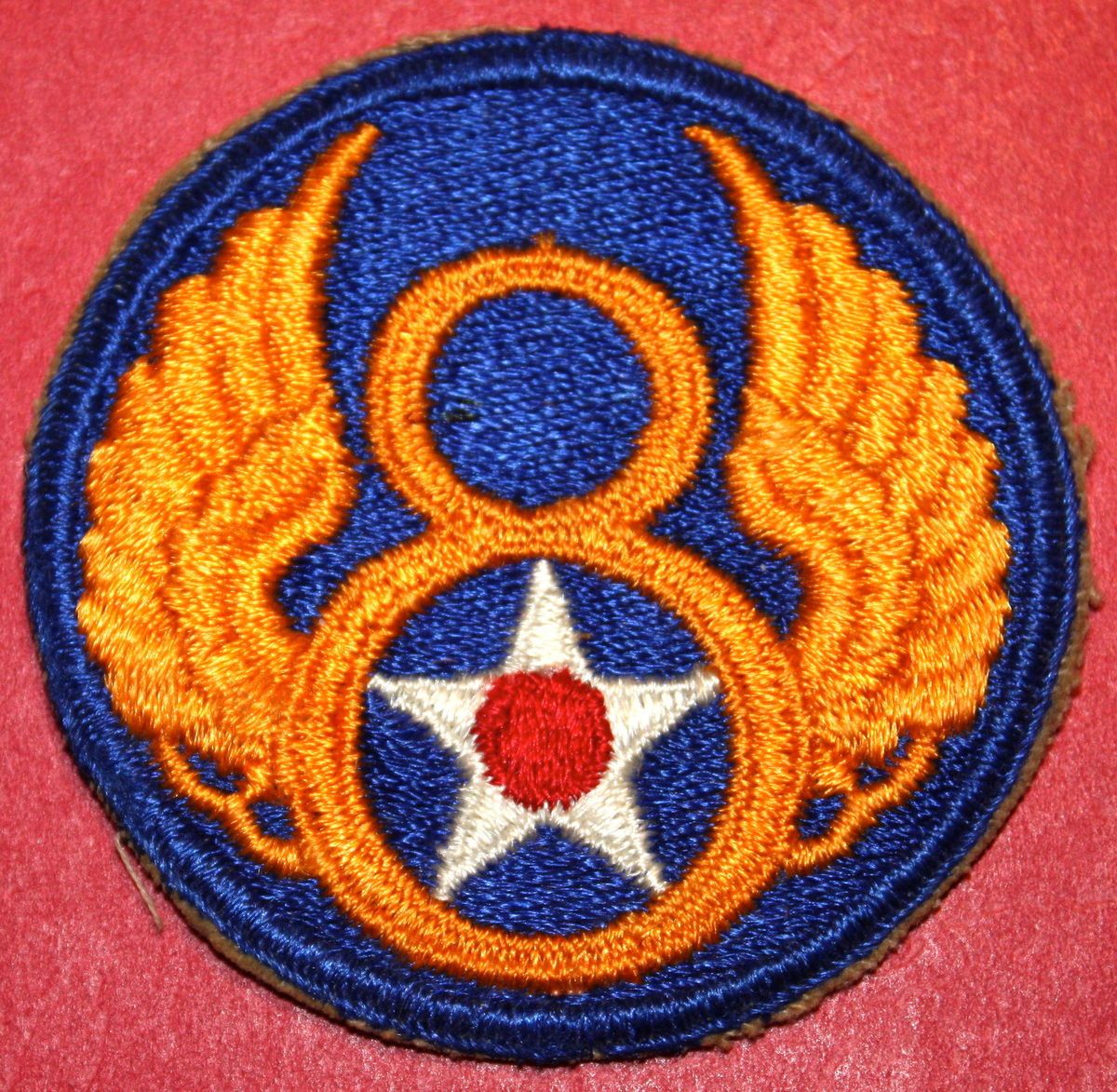 Original WWII US Army Eighth 8th Air Force Patch 2 1 2 on PopScreen