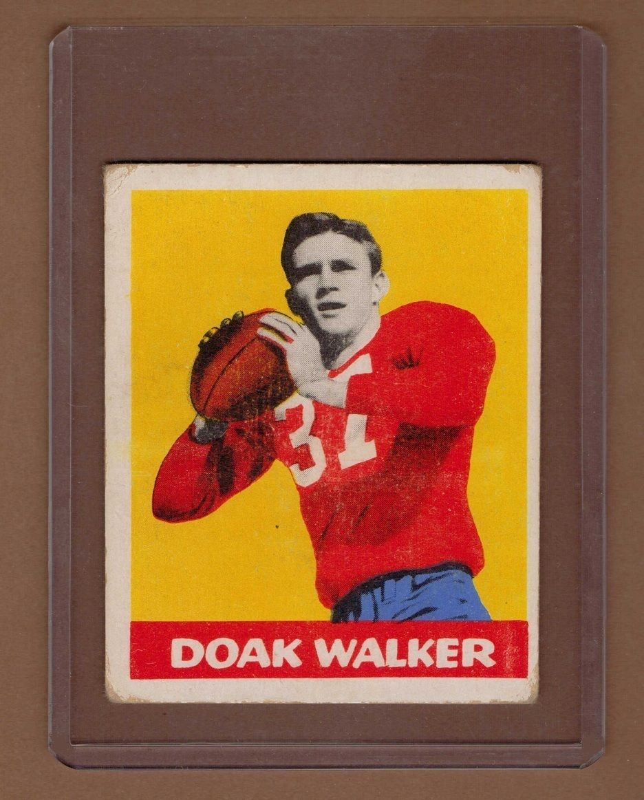 1948 Leaf 4 Doak Walker RC SMU Lions HOF