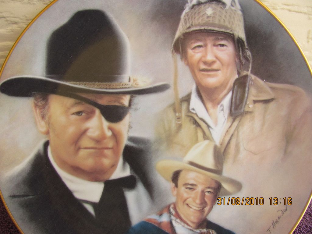 John Wayne Numbered Plate 3010 Cassidy J Alexander 1982