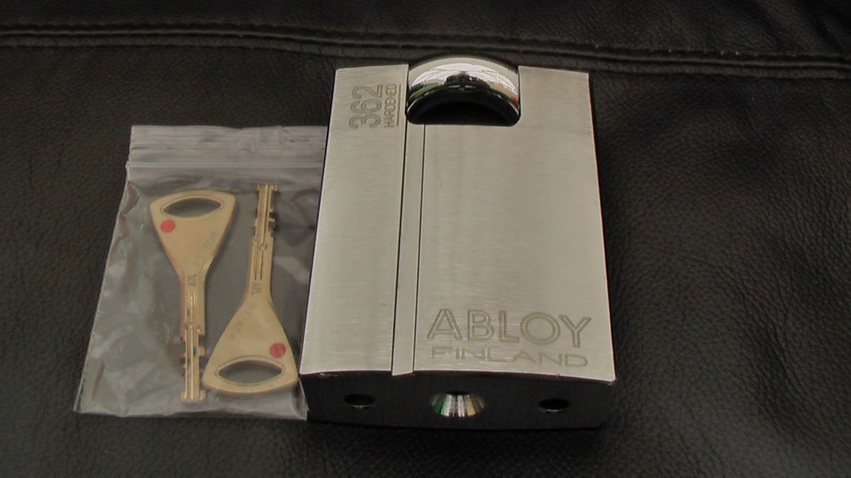 Genuine Abloy 362 High Security Hardened Boron Padlock