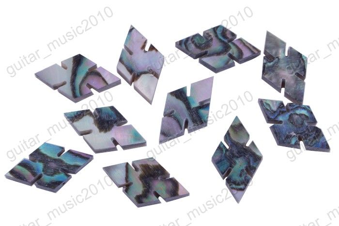 10 x Abalone Guitar Fretboard Diamond Snowflake Dot Markers