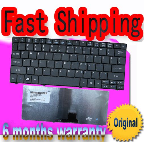 Genuine New Acer Aspire One ZH7 ZA5 ZA3 Keyboard US Black