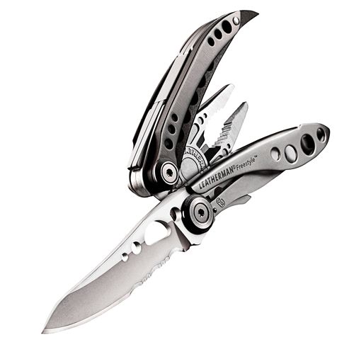 Leatherman 831078 Silver Stainless Steel Freestyle Multitool w/ Zytel 