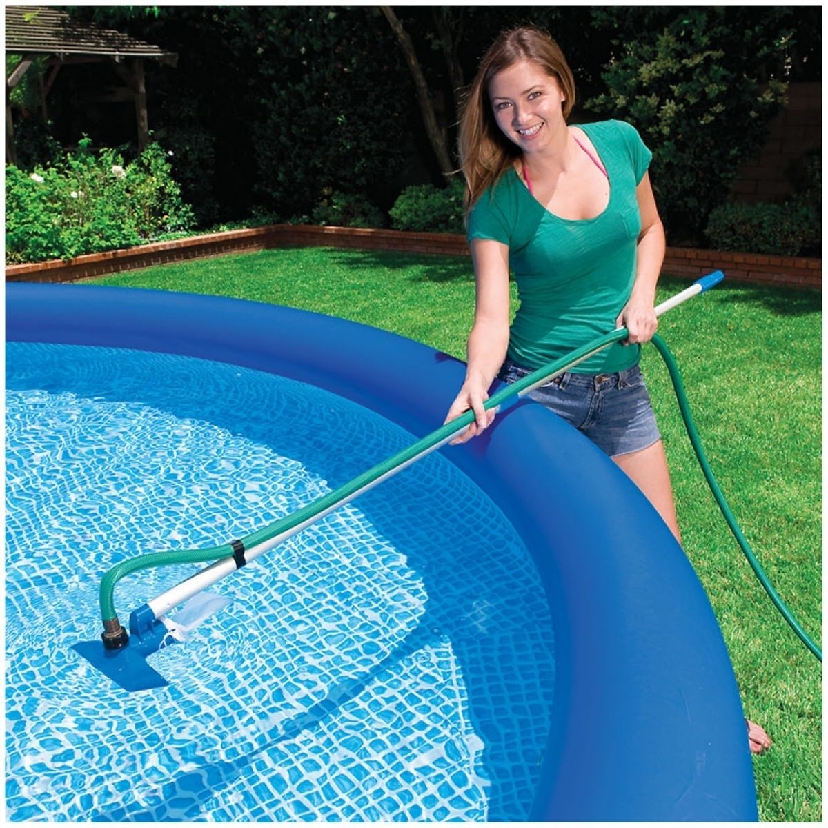 Above Ground Swimming Pool Maintenance Cleaning Kit Vacuum Skimmer 