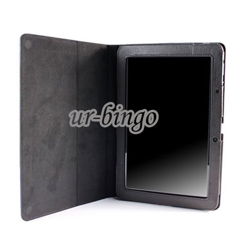 Black Slim Stand Leather Case Cover for Acer Iconia 10 1 Tablet A510 