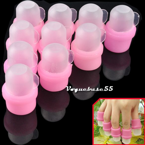   Salon DIY Nail Acrylic UV Gel Polish Remover Soak Soakers