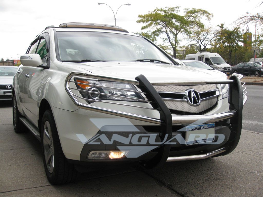 07 09 Acura MDX Chrome Front Brush Grill Guard Push Bar Bumper 