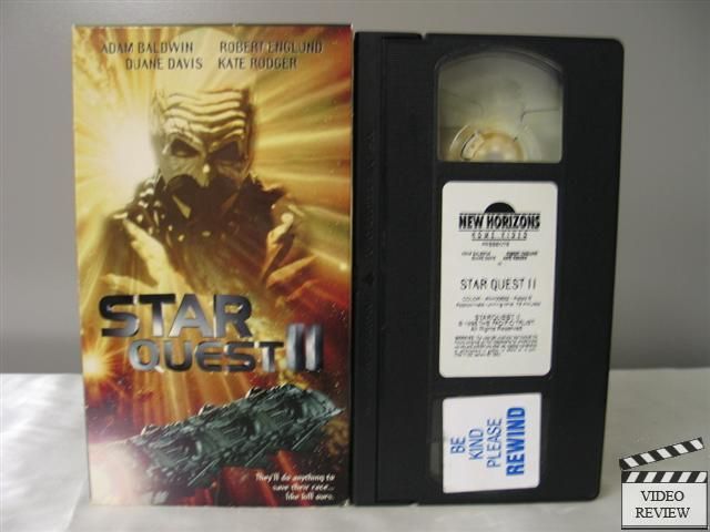 Star Quest 2 VHS Adam Baldwin Robert Englund Duane Davis Kate Rodger 