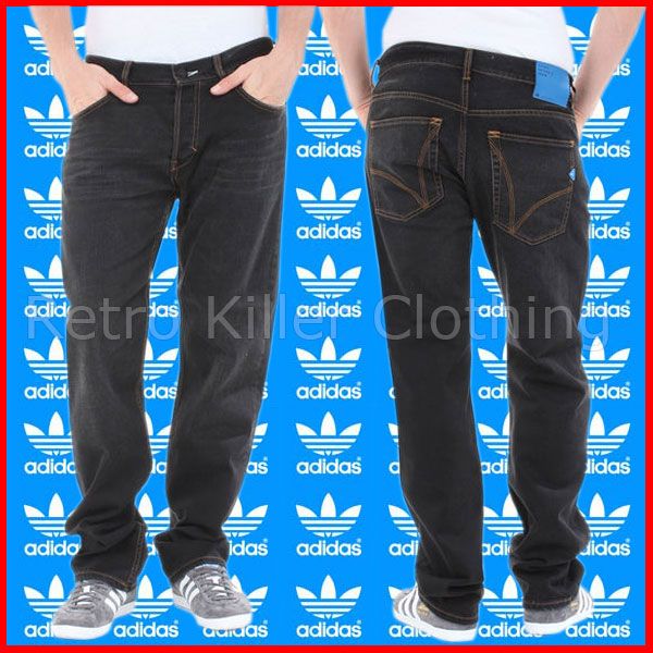 Adidas Originals Conductor Relaxed Regular Fit Straight Cut Black 