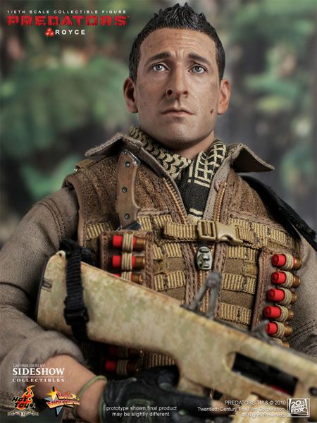 Hot Toys AVP Predators Royce Adrien Brody Figure SEALED in Brown Box 