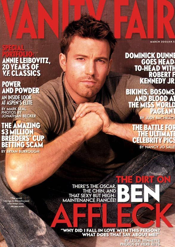 Vanity Fair 2003 Ben Affleck Leibovitz Domnick Dunne