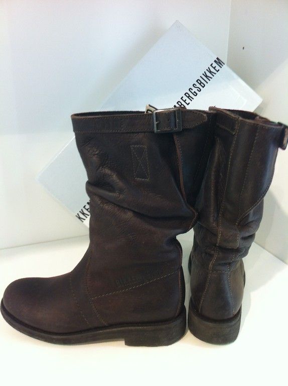 BIKKEMBERGS N 37 Stivali Biker Anfibi Inverno 2012 2013 Scarpe Donna 