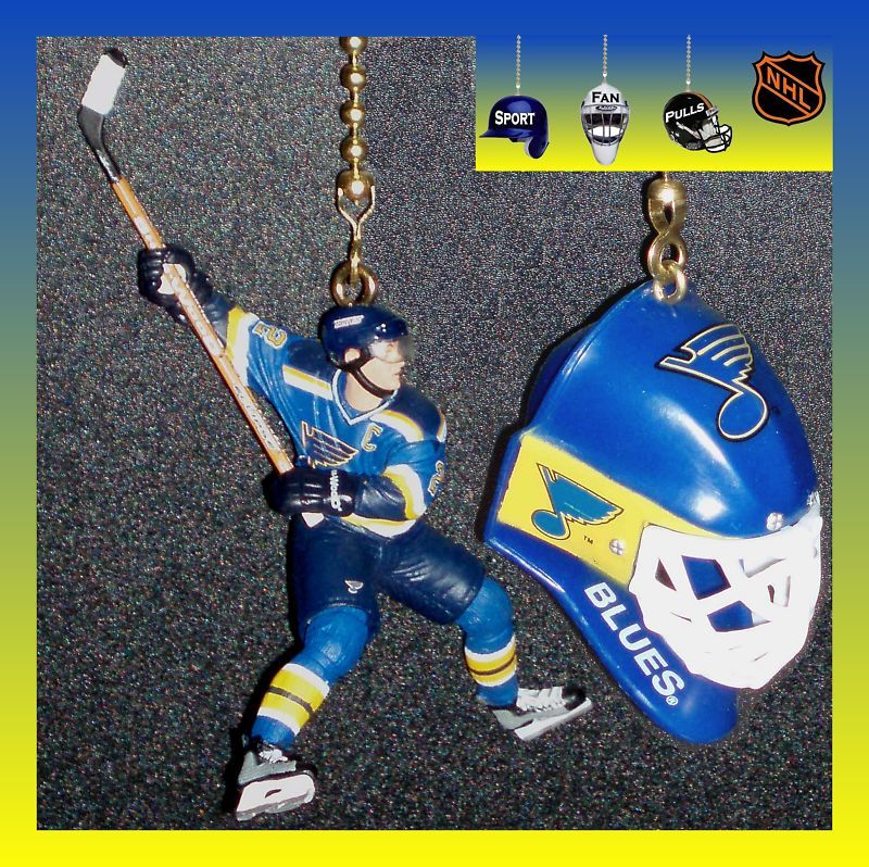   St Louis Blues Goalie Mask Al MacInnis Figure Ceiling Fan Pulls