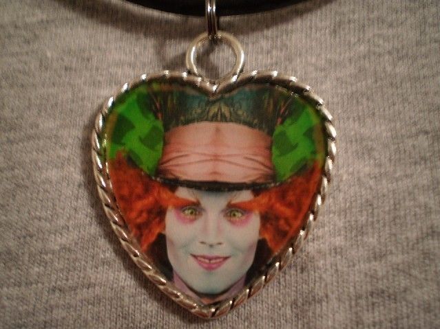 Mad Hatter Tim Burton Johnny Depp Fantasy Necklace