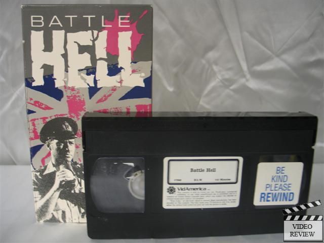 Battle Hell VHS Richard Todd AKIM TAMIROFF Keye Luke 082087170609 