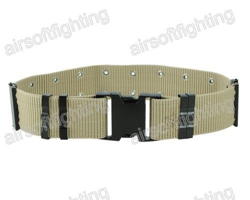 Airsoft Tactical 2 25 Tactical Nylon Cambat Heavy Duty Web Belt Sand 