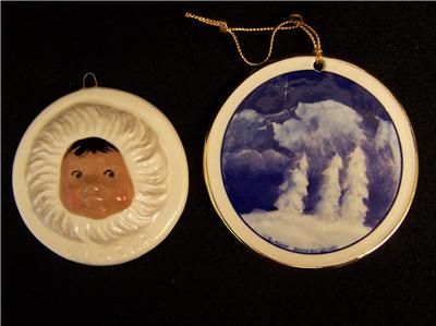 Vintage C Alan Johnson Alaska Christmas Ornaments 1985