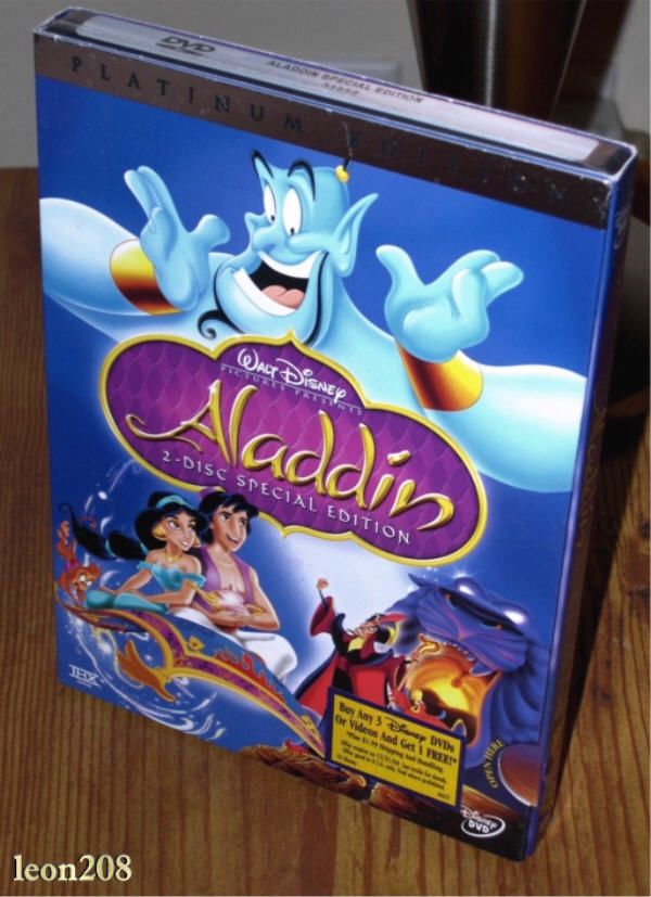   platinum edition of the disney classic aladdin the fourth of fourteen