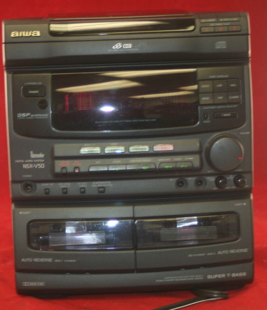 Aiwa Nsx V50 Digital Karaoke Audio System On Popscreen