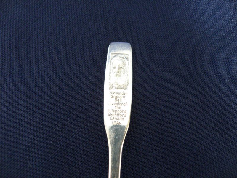 Alexander Graham Bell TELEPHONE1874 Collector Spoon WOW