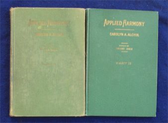   Applied Harmony Part 1 and Part 2 Carolyn Alchin Music 1930 1