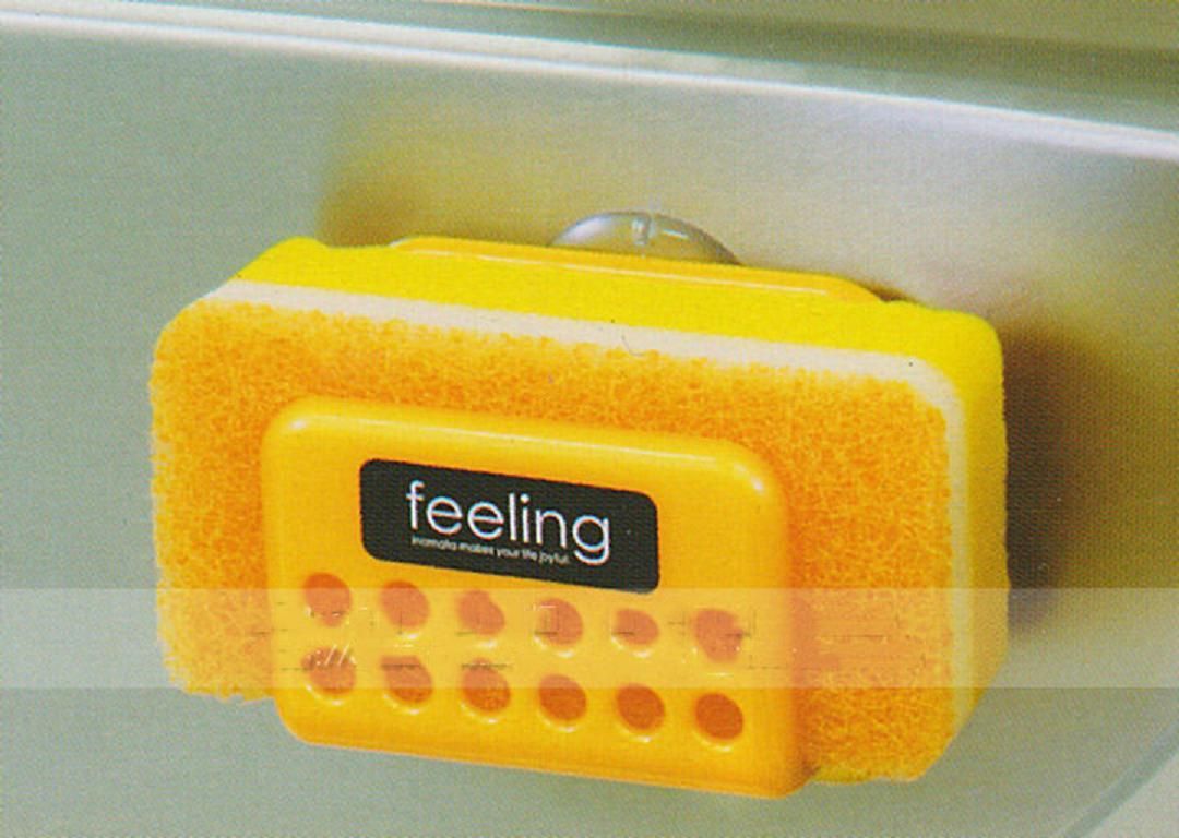   Suction Cup Kitchen Sponge Soap Dish Cloth Storage Holder