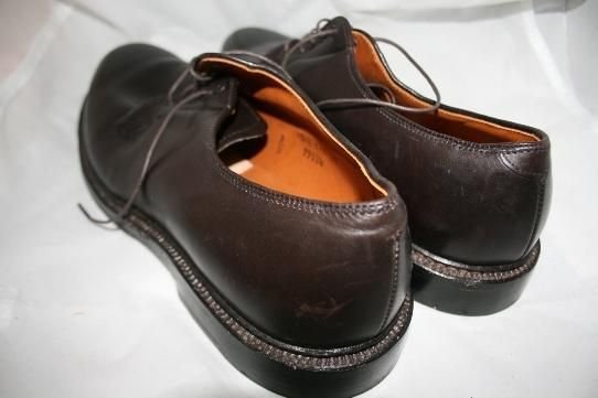 alden for jcrew plain toe bluchers 11 brown $ 425