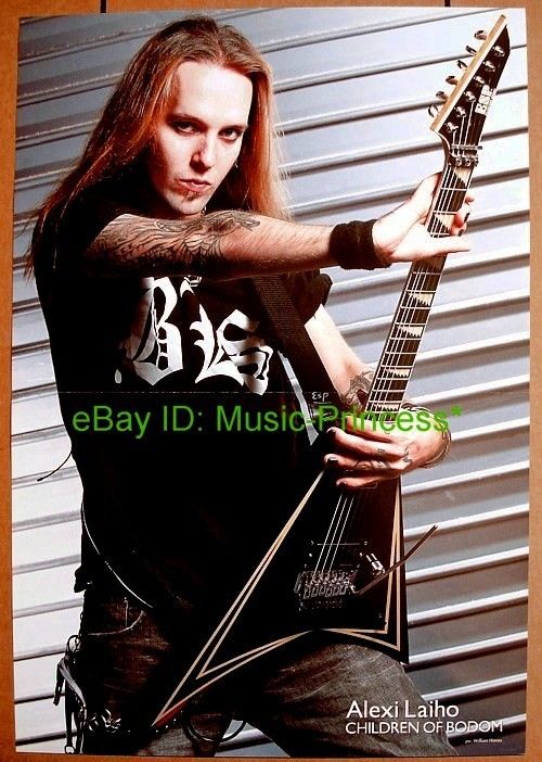 Alexi Laiho Children of Bodom COB ESP Guitar Poster