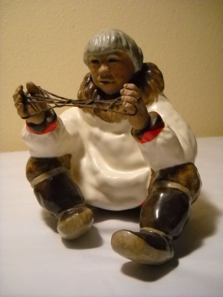 Vintage C Alan Johnson Alaskan Figurine Isaac 1972 63