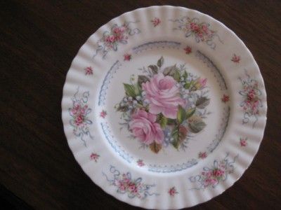 Royal Albert Happy Birthday 8 Floral Plate Signed EXC