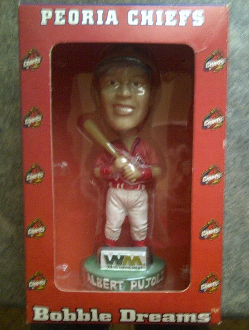 Albert Pujols Bobble Head Peoria Chiefs Waste Management