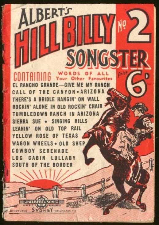 Alberts Hillbilly Songster #2 England ca 1945