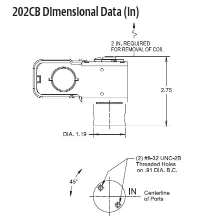 Alco 202C 1 8 Brass Solenoid Valve 202CB 1 8 B 3 64 P