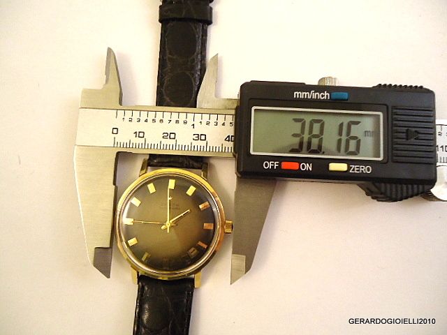 Orologio Zenith Automatico Placcato in Oro Anni 70 75