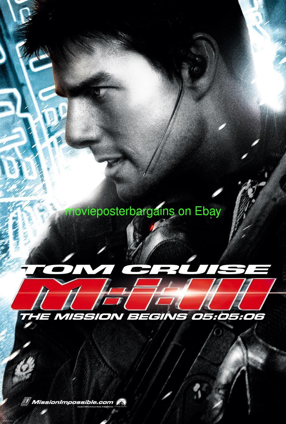 Tom Cruise Movie Posters All Original Below Wholesale