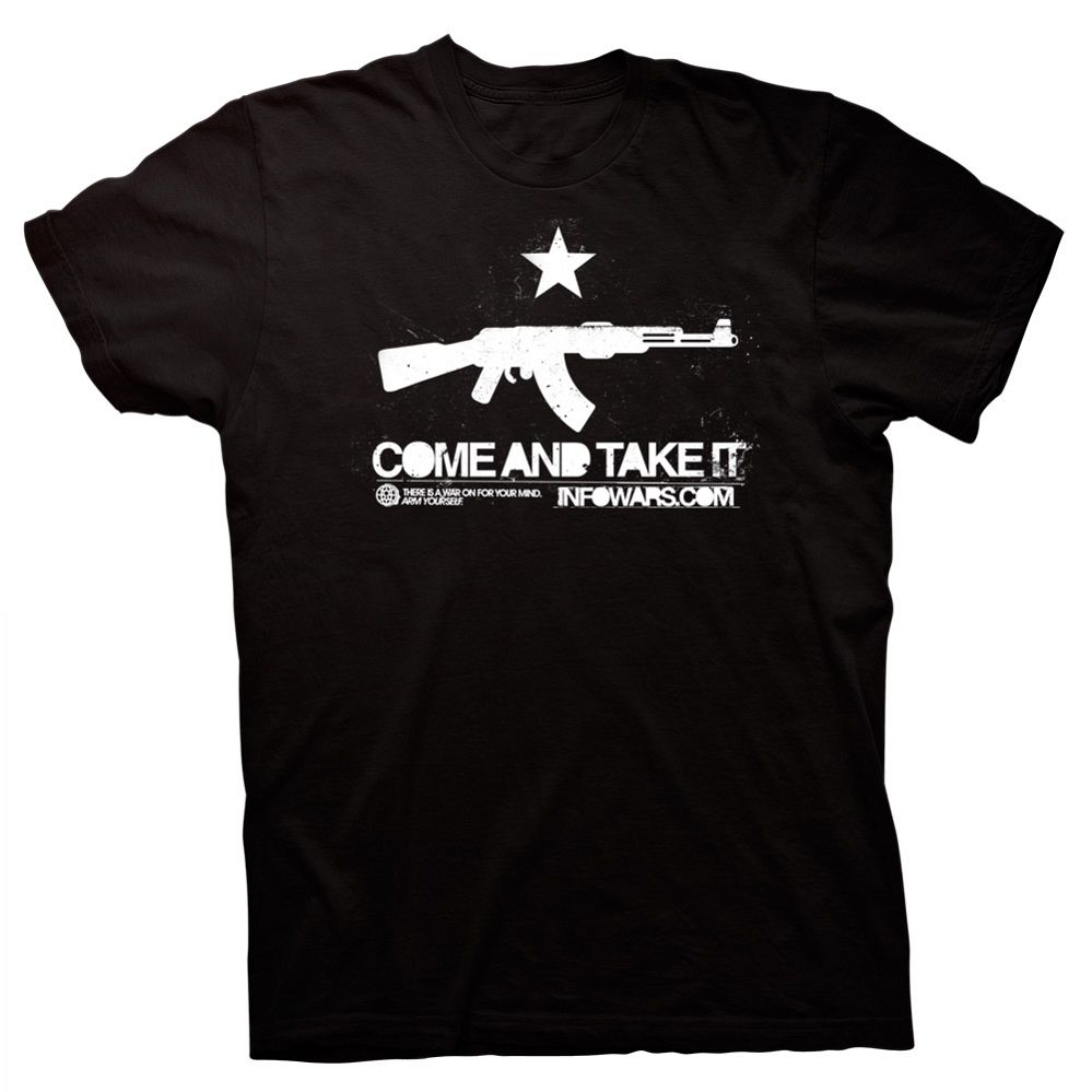   and Take It T Shirt Black Alex Jones 2nd Amendment Infowars