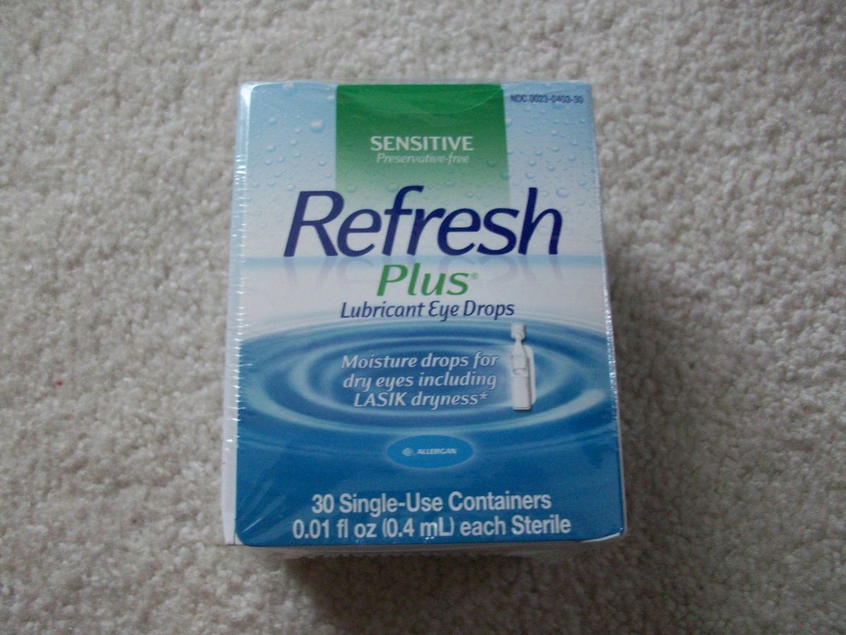 Allergan Refresh Plus Sensitive Lubricant Eye Drops 30 Single Use 