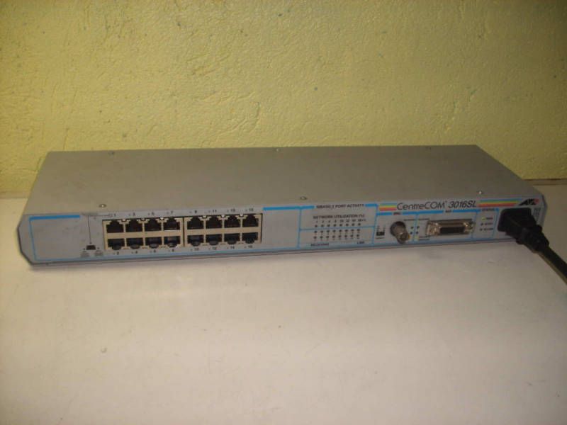 Allied Telesyn CentreCom AT 3016SL AT3016SL V3 3016SL Hub 16