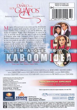 Al Diablo Con Los Guapos 4 DVD Novela Telenovela New