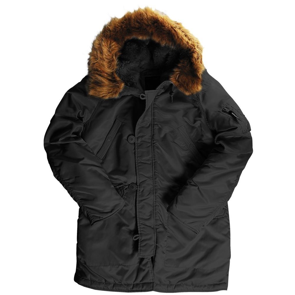 ALPHA DARLA WOMENS SNORKEL PARKA WINTER COAT BLACK OR SILVER MEDIUM OR 