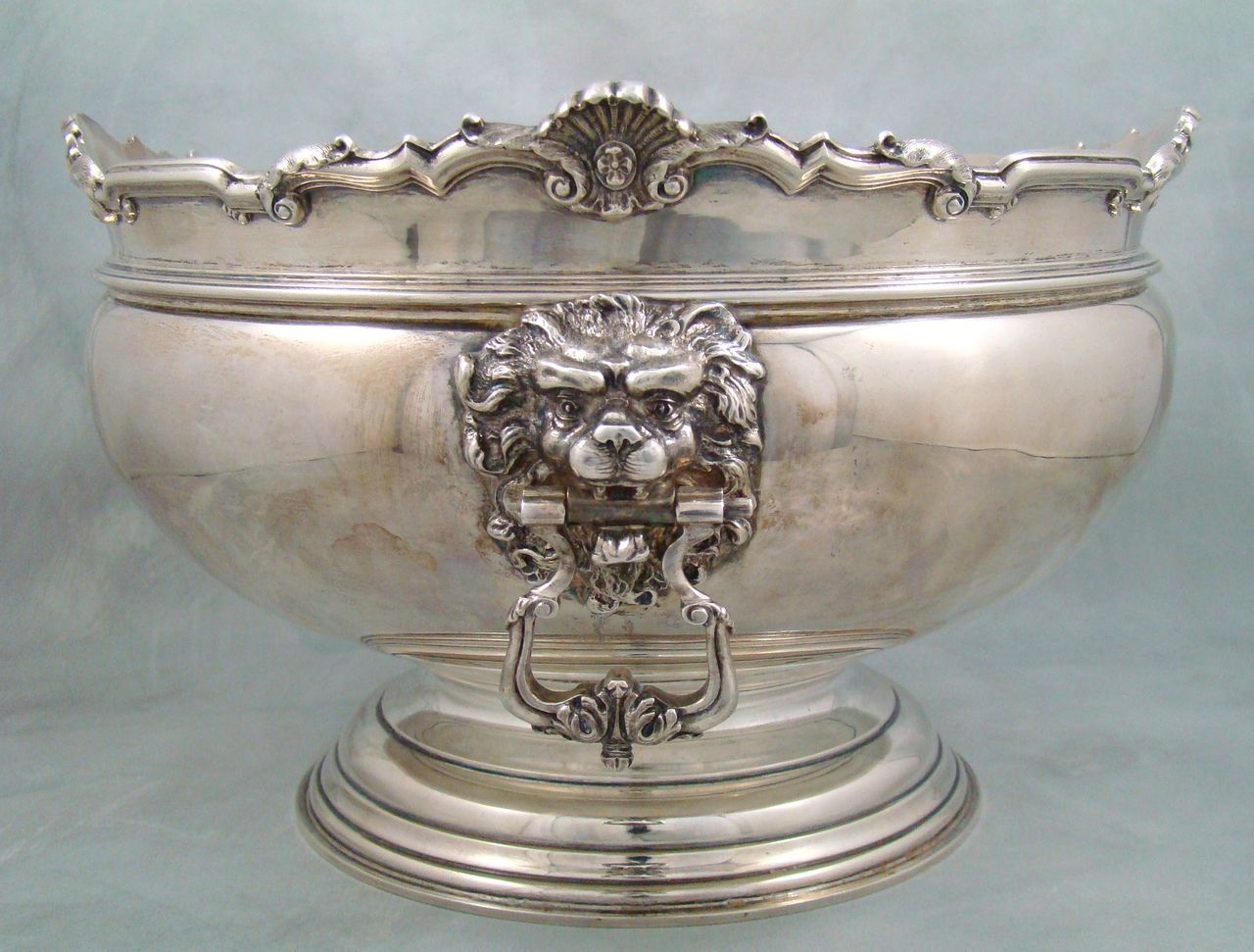 Lionel Alfred Crichton English Sterling Punch Bowl 1929