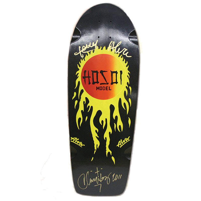 Alva Hosoi Limited Edition Pro Model Signed Reissue Deck Black 