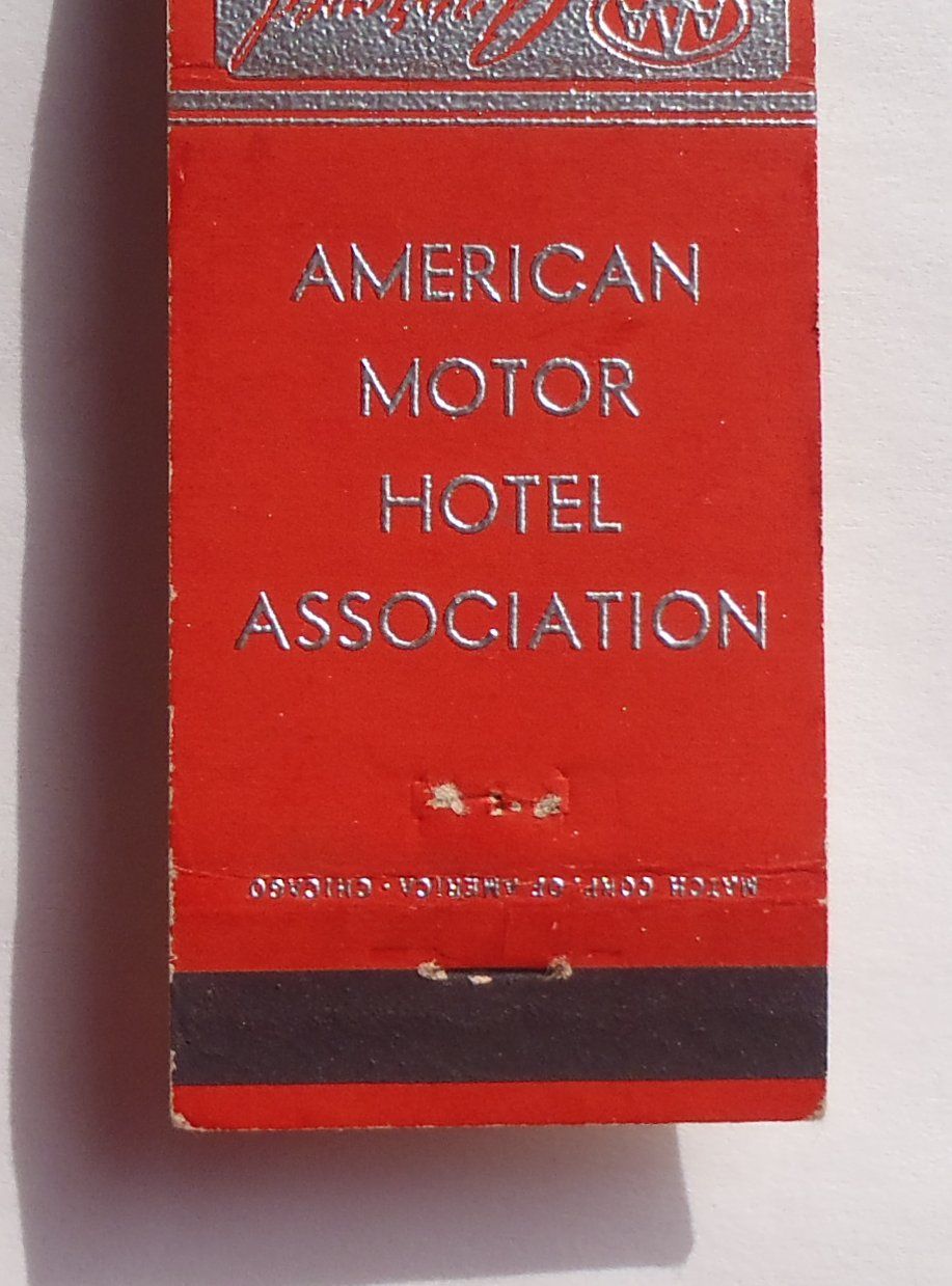 1940s? Matchbook West Plains Motel Phone 605 North Hwy. 63 West Plains 