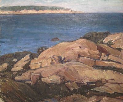 Agnes Richmond Original Oil Painting Bay Landscape American 