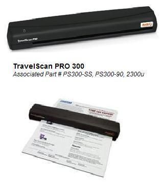 Ambir TravelScan 2300U Photos Cards Documents Receipts USB Scanner WIN 