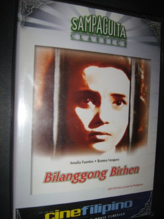 Bilanggong Birhen Amalia Fuentes Rome DVD Movie Tagalog